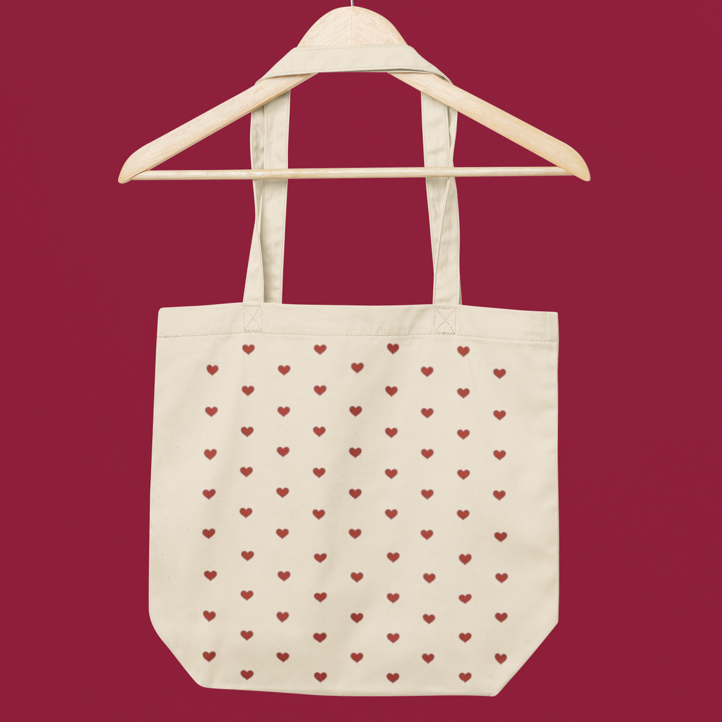 Heart tote bag