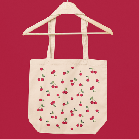 Cherry tote bag