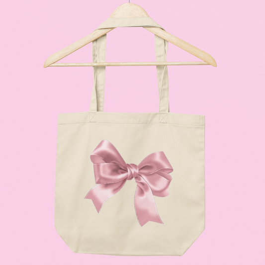 Bow tote bag